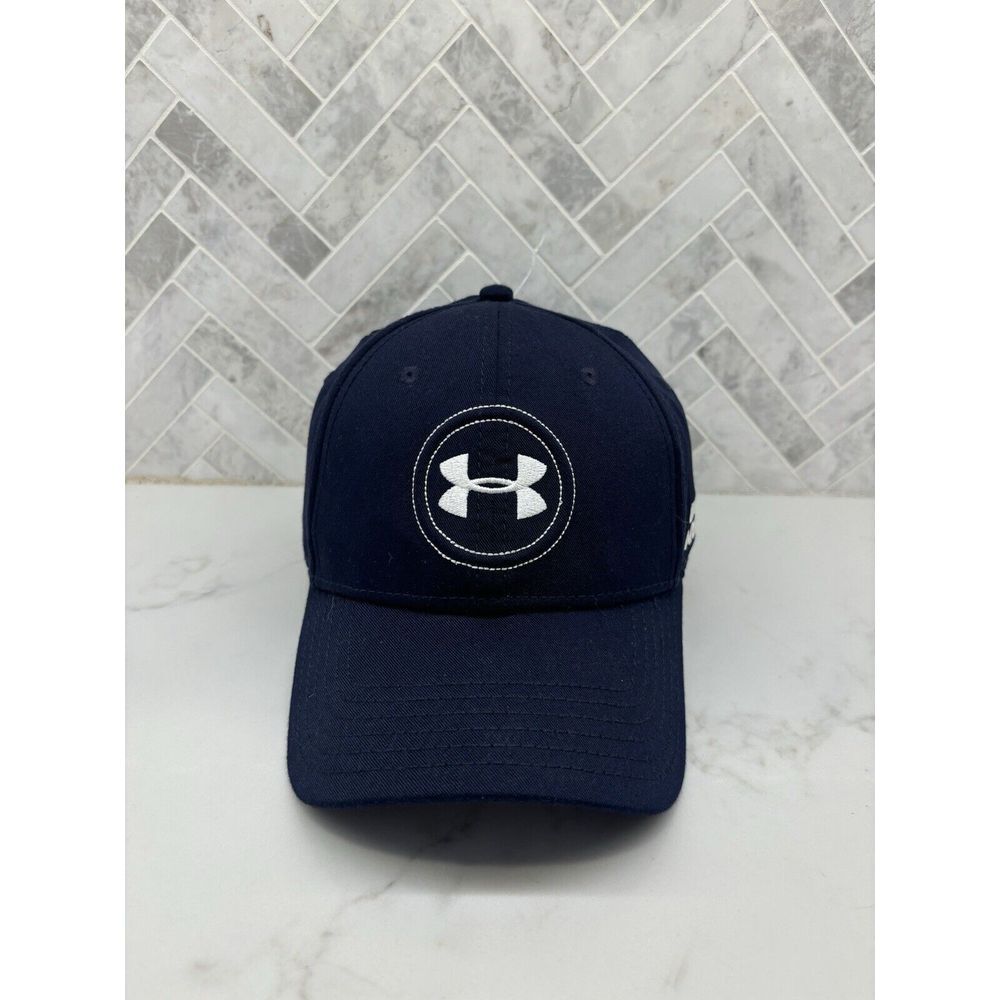 Under Armour Golf UA Hat Stretch OSFA‎ One Size Navy Blue UH140M Lightweight